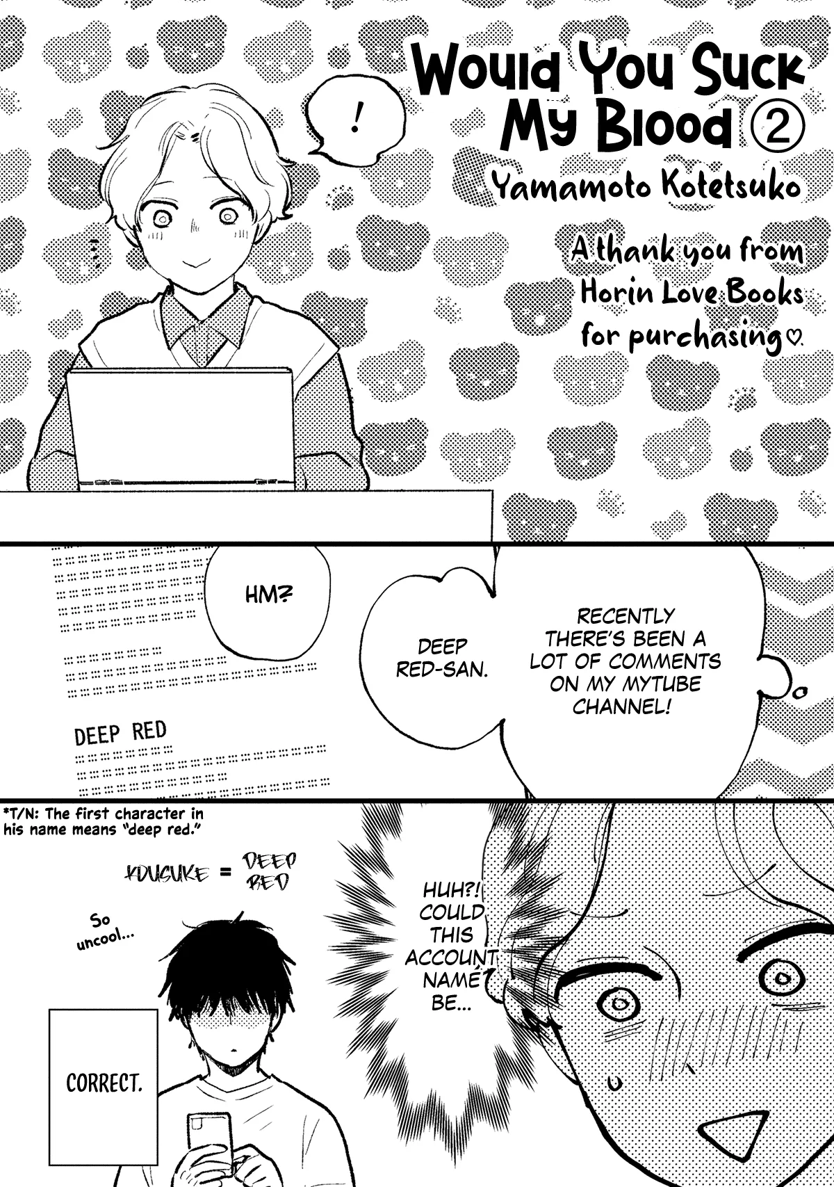 Would You Suck My Blood? Chapter 2 page 10