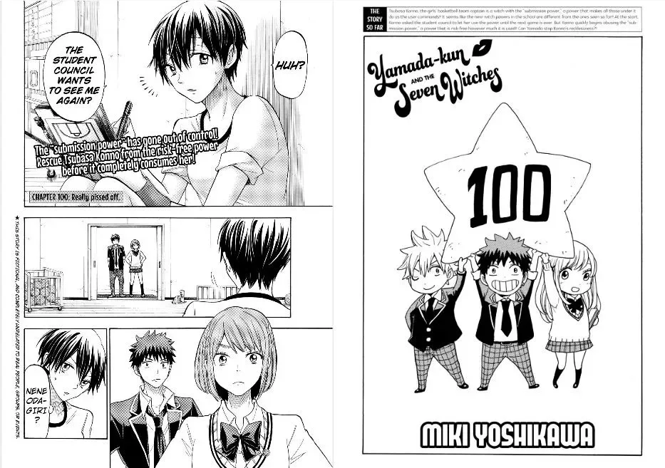 Yamada-Kun To 7-Nin No Majo Chapter 100 page 1
