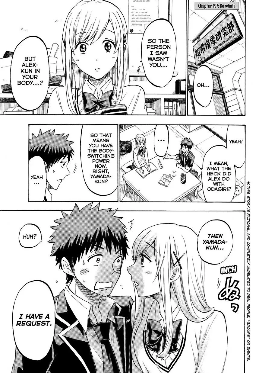Yamada-Kun To 7-Nin No Majo Chapter 197 page 1