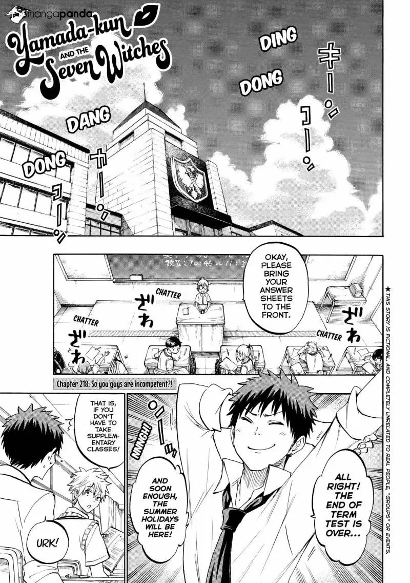 Yamada-Kun To 7-Nin No Majo Chapter 218 page 1