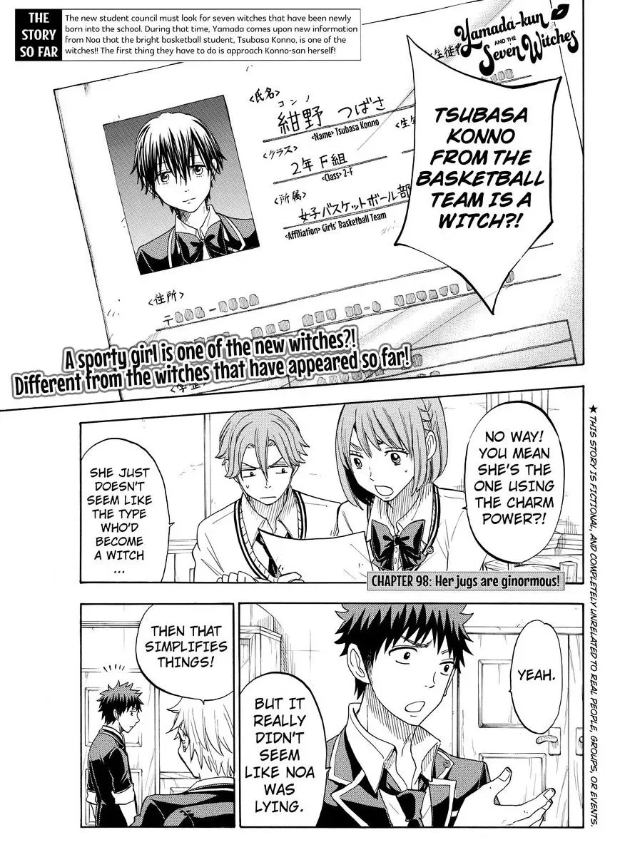 Yamada-Kun To 7-Nin No Majo Chapter 98 page 1