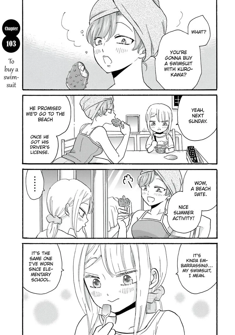 Yankee-kun to Hakujou Gaaru Chapter 103 page 1