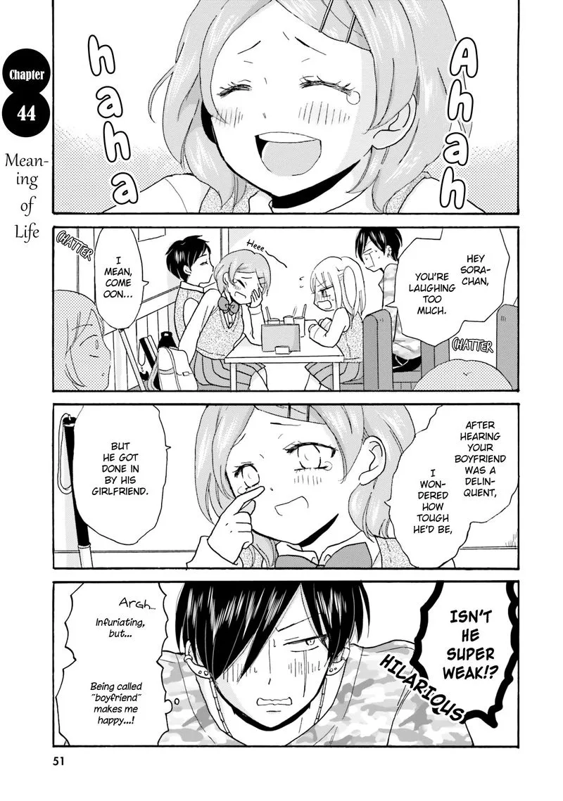 Yankee-kun to Hakujou Gaaru Chapter 44 page 1