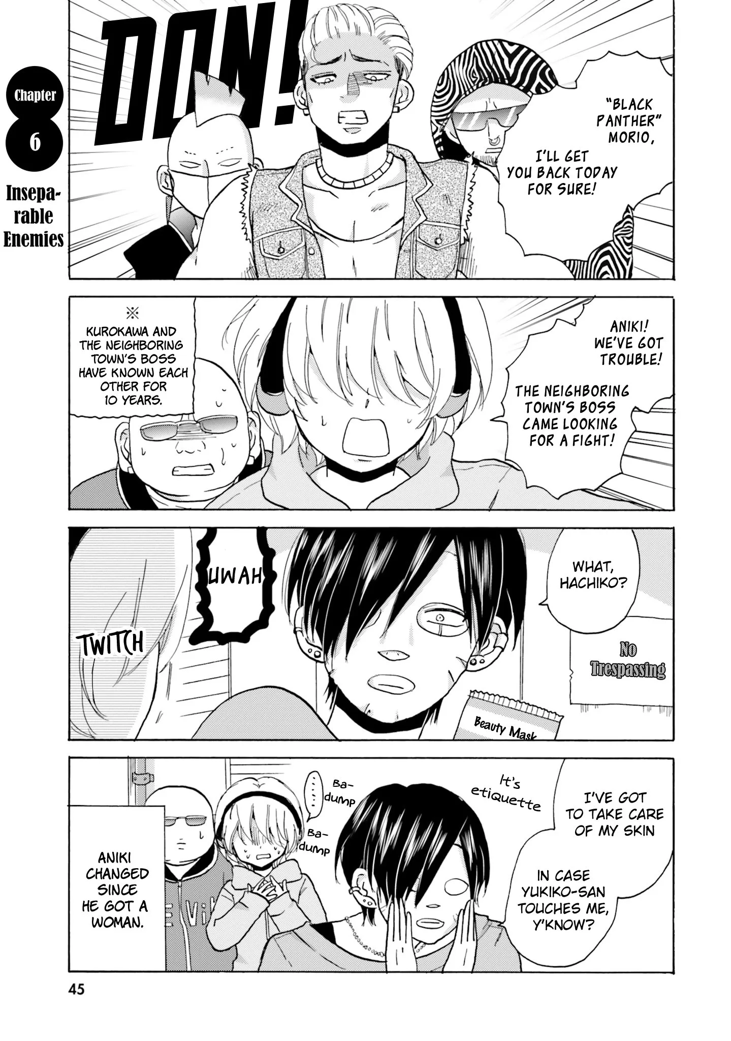 Yankee-kun to Hakujou Gaaru Chapter 6 page 1