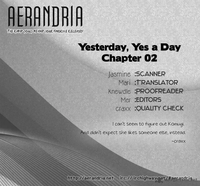 Yesterday, Yes a Day Chapter 2 page 3