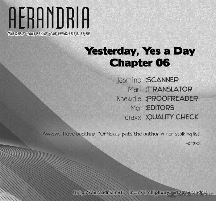 Yesterday, Yes a Day Chapter 6 page 3