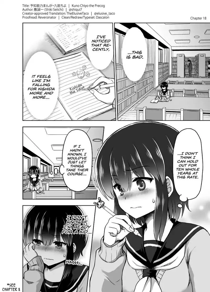 Yochinouryoku Manga Kuno Chiyo Chapter 18 page 1