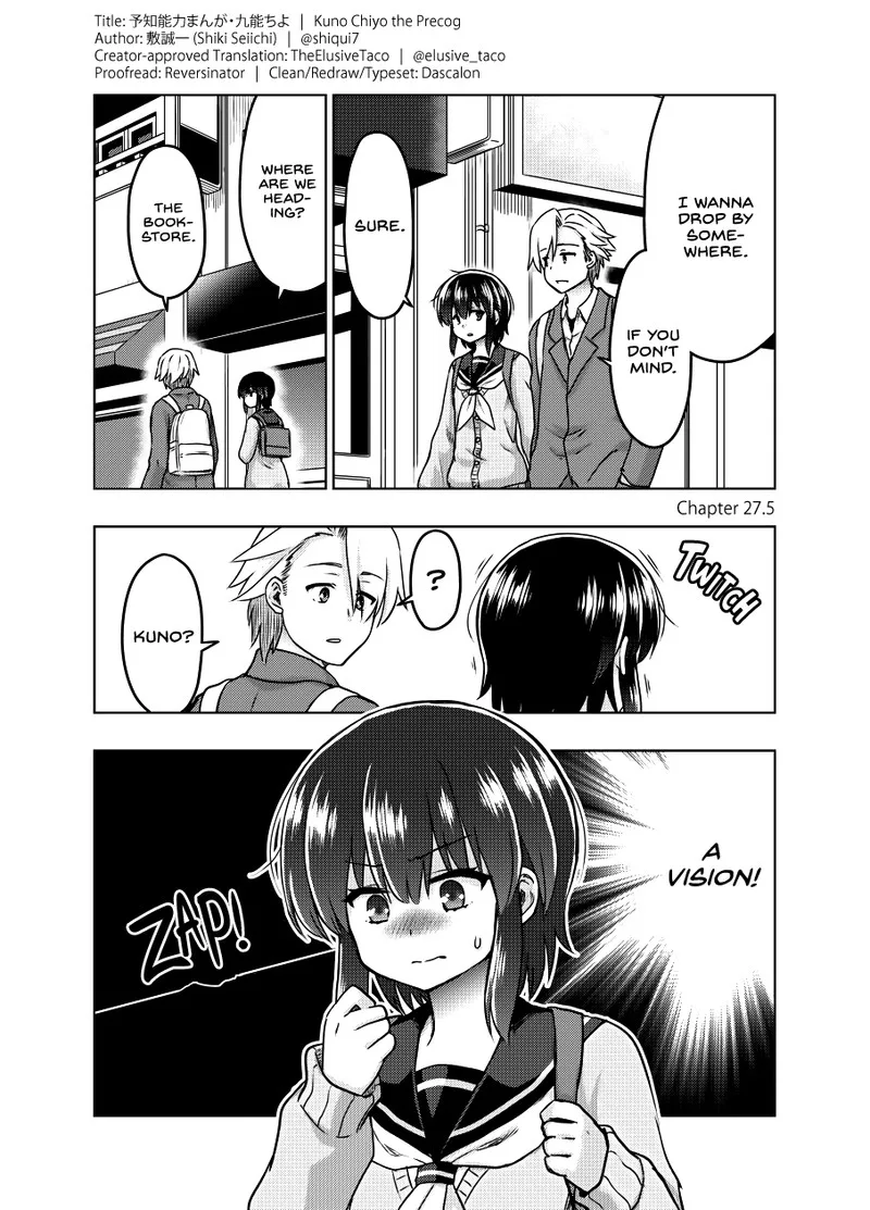 Yochinouryoku Manga Kuno Chiyo Chapter 27.5 page 1