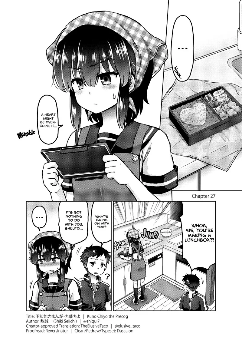 Yochinouryoku Manga Kuno Chiyo Chapter 27 page 1
