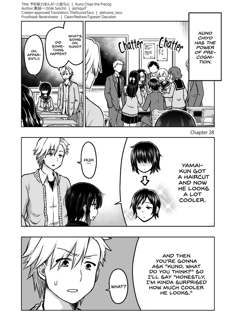 Yochinouryoku Manga Kuno Chiyo Chapter 28 page 1