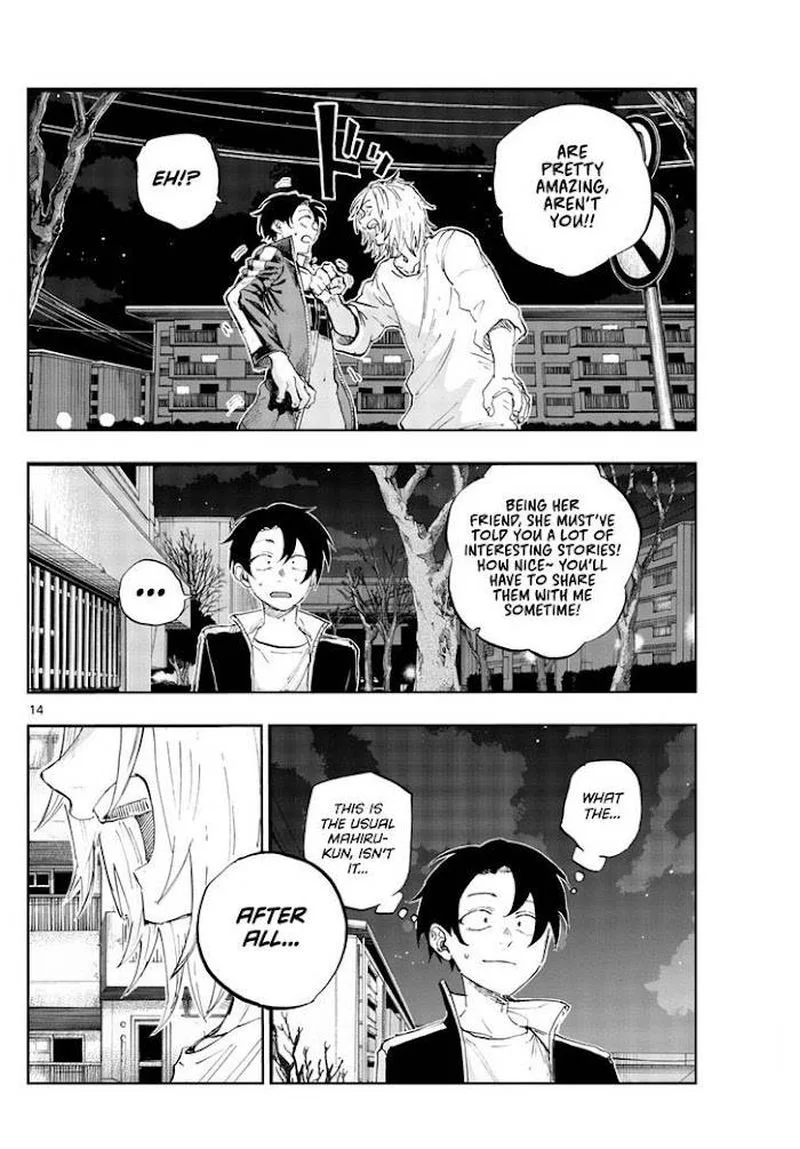 Yofukashi no Uta Chapter 102 page 14