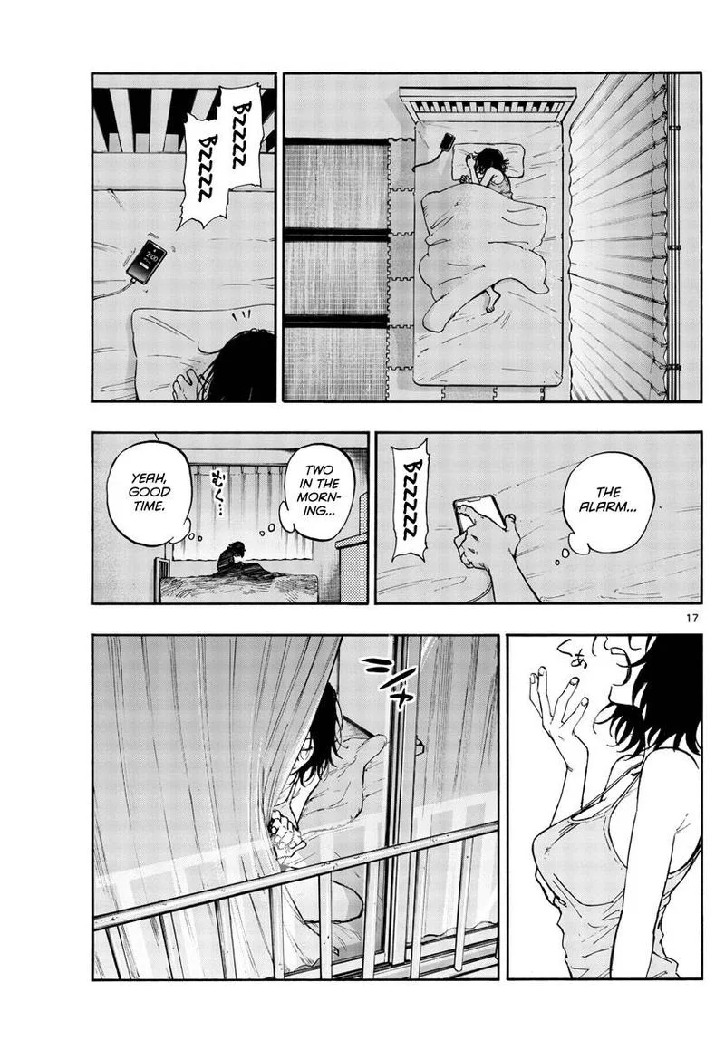 Yofukashi no Uta Chapter 105 page 17