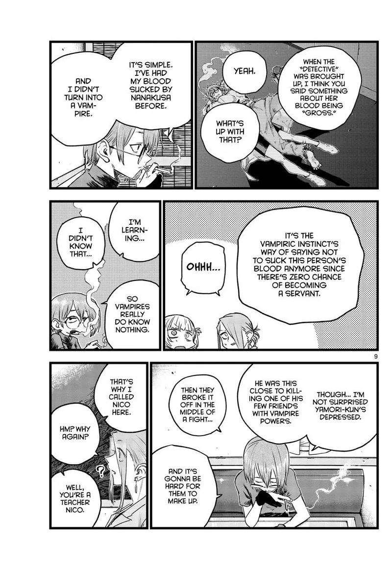 Yofukashi no Uta Chapter 105 page 9