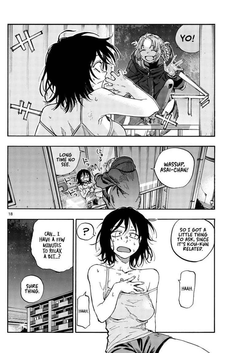 Yofukashi no Uta Chapter 105 page 18