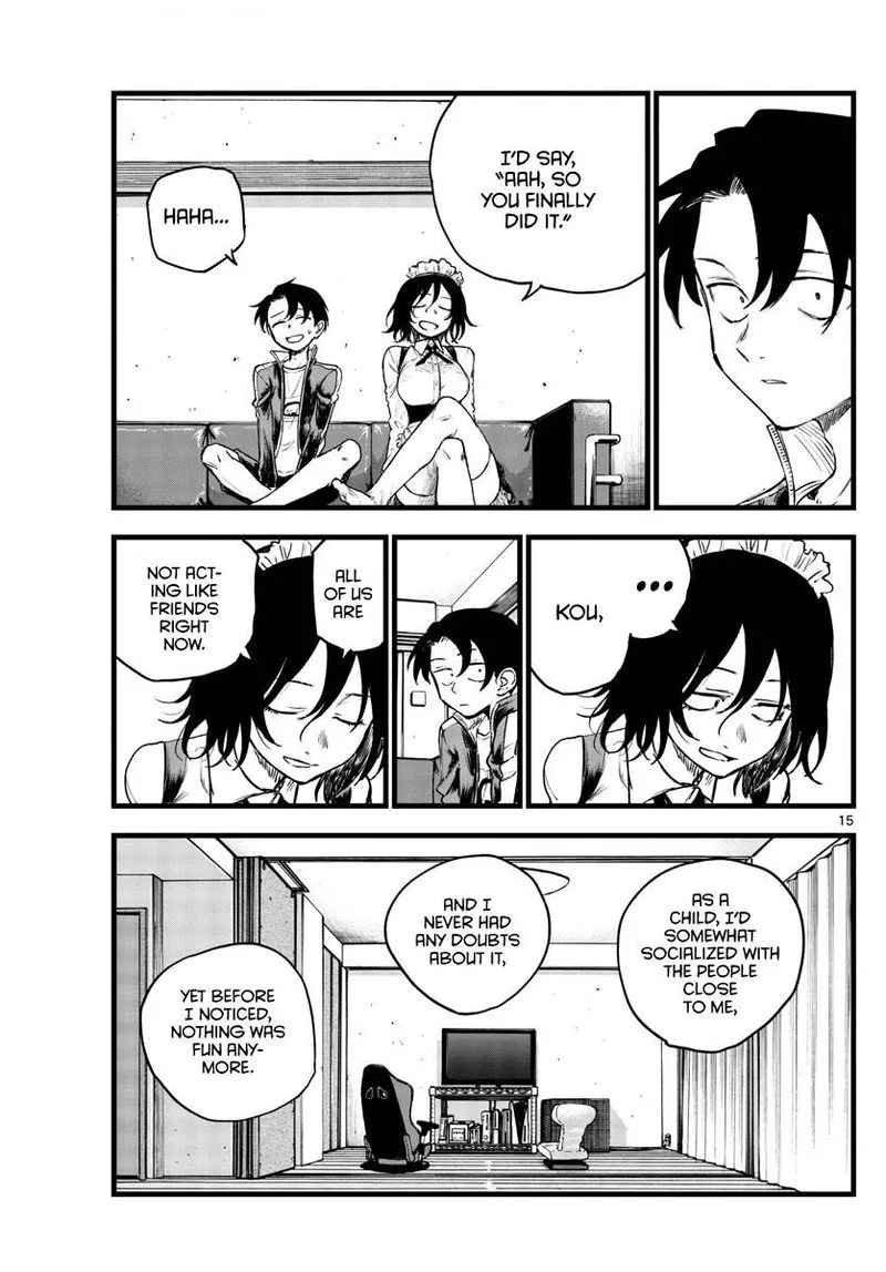 Yofukashi no Uta Chapter 106 page 15
