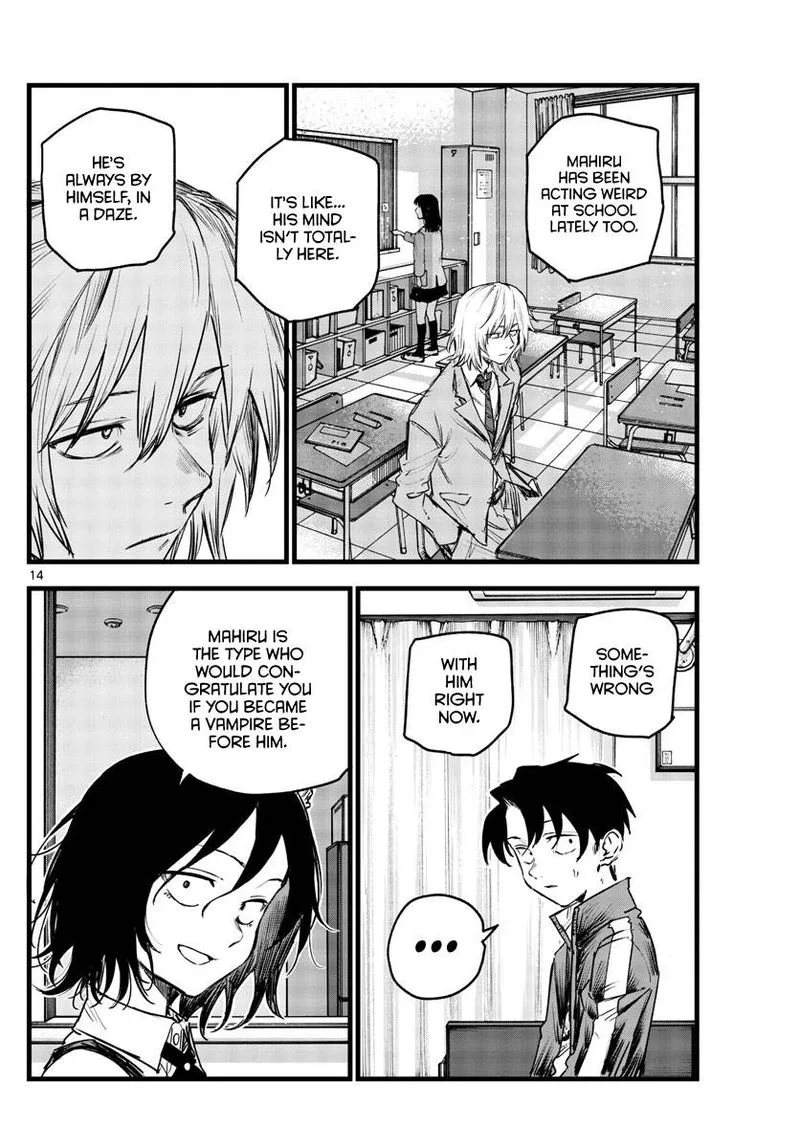 Yofukashi no Uta Chapter 106 page 14