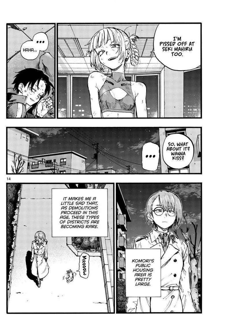 Yofukashi no Uta Chapter 109 page 14