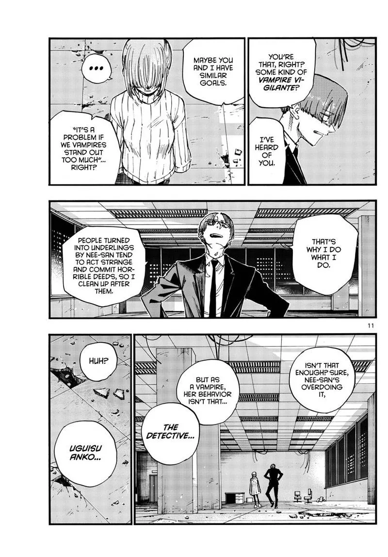 Yofukashi no Uta Chapter 116 page 11