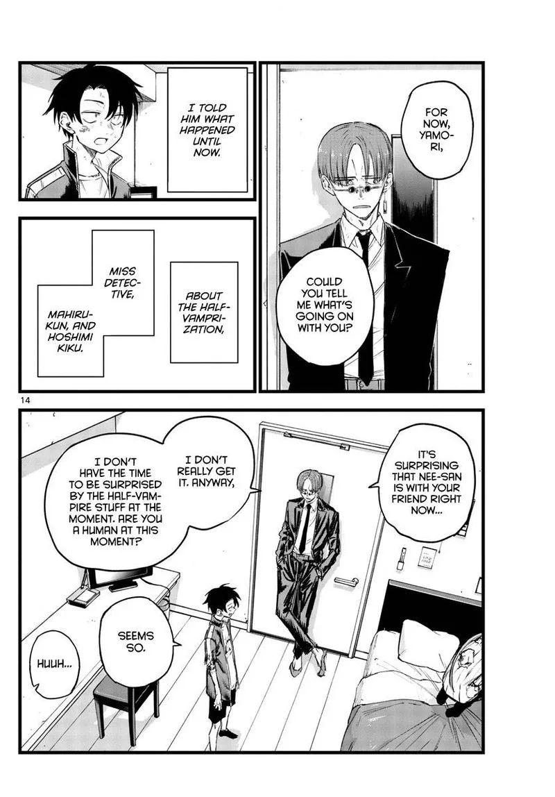 Yofukashi no Uta Chapter 120 page 14