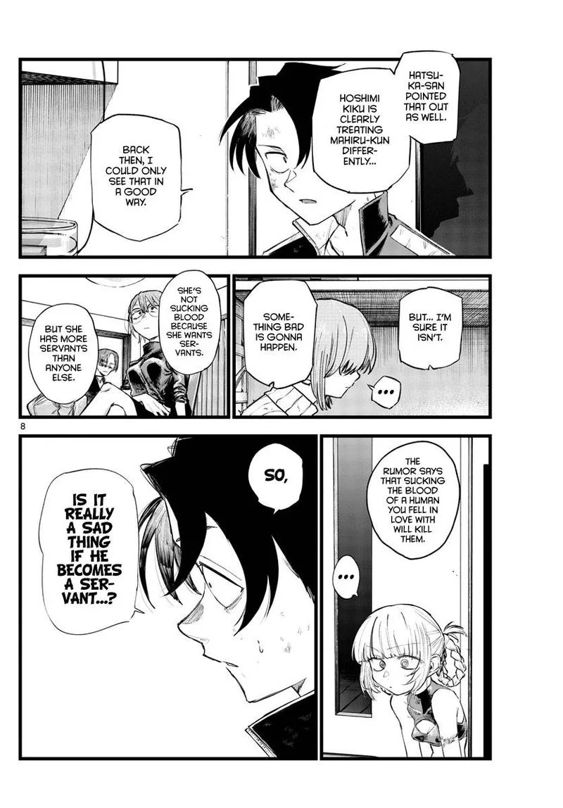 Yofukashi no Uta Chapter 122 page 8