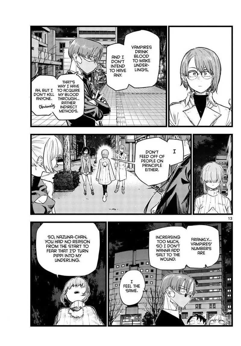 Yofukashi no Uta Chapter 123 page 13