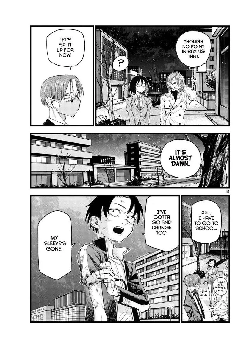 Yofukashi no Uta Chapter 123 page 15