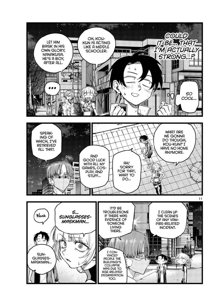 Yofukashi no Uta Chapter 123 page 11