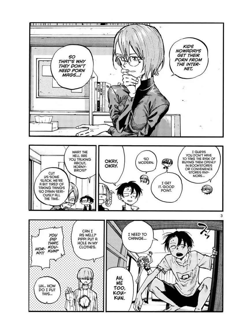 Yofukashi no Uta Chapter 124 page 3