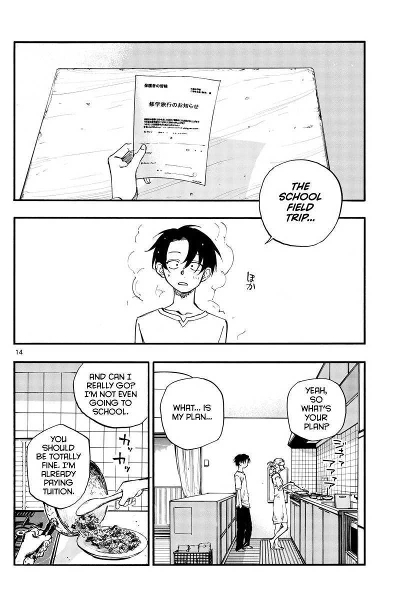 Yofukashi no Uta Chapter 130 page 14