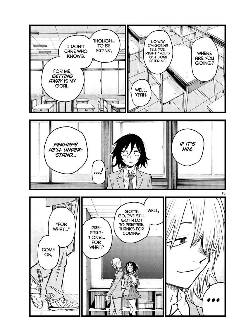 Yofukashi no Uta Chapter 131 page 15
