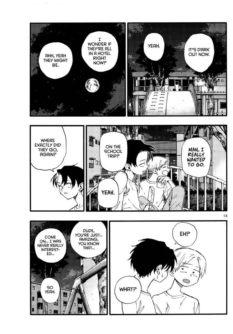 Yofukashi no Uta Chapter 133 page 13