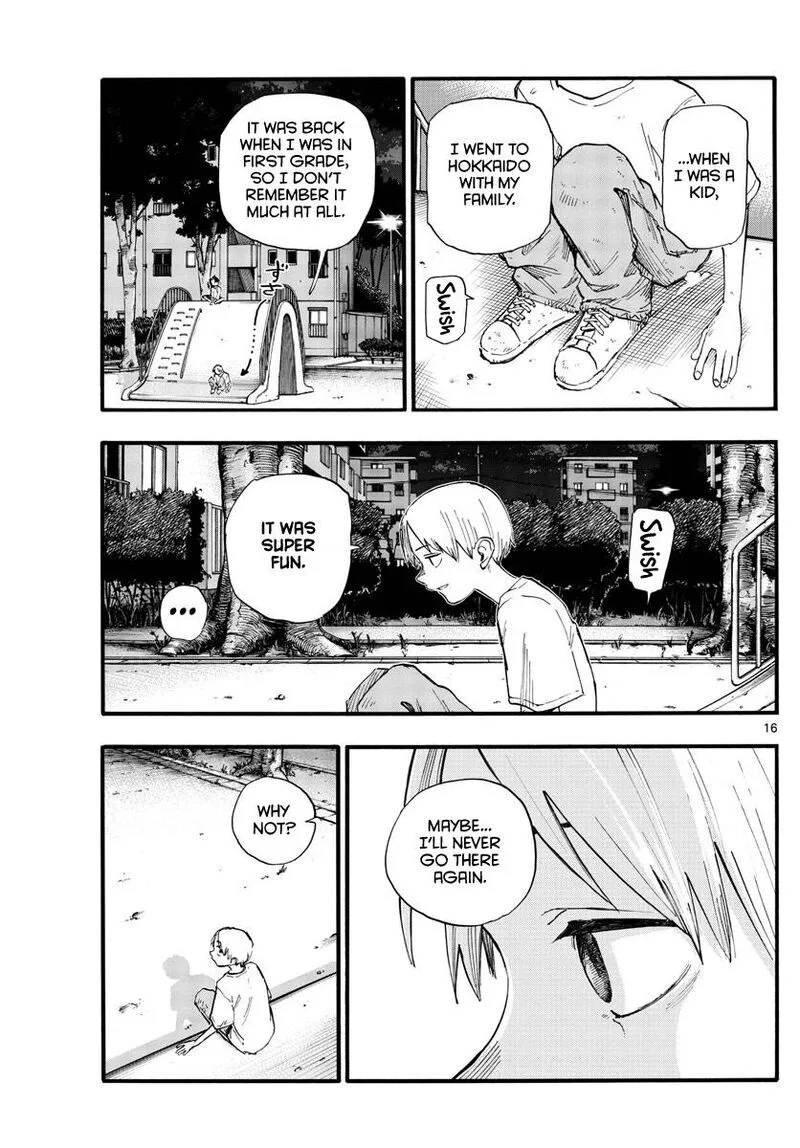 Yofukashi no Uta Chapter 133 page 15