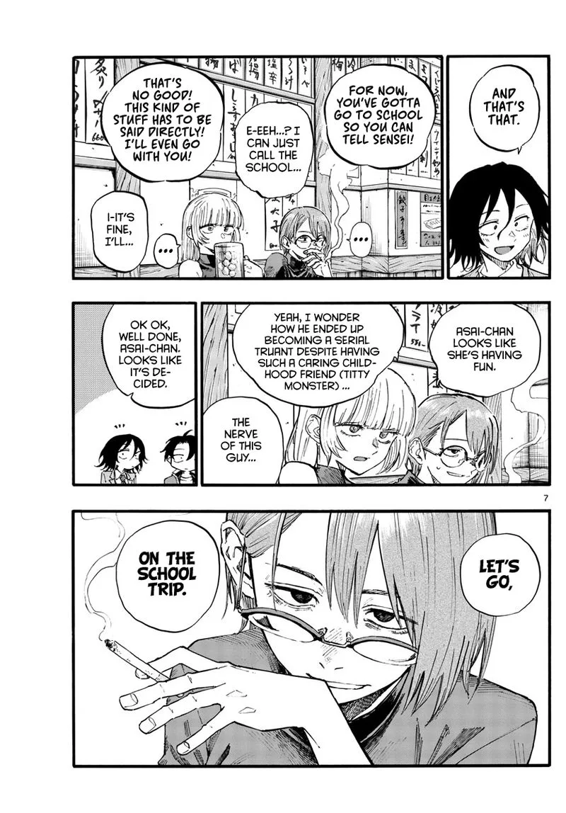 Yofukashi no Uta Chapter 134 page 7