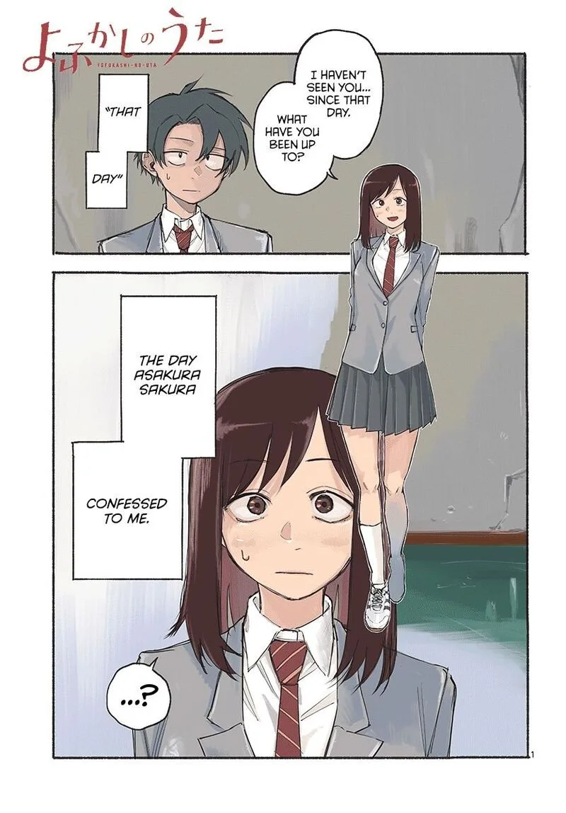 Yofukashi no Uta Chapter 135 page 1