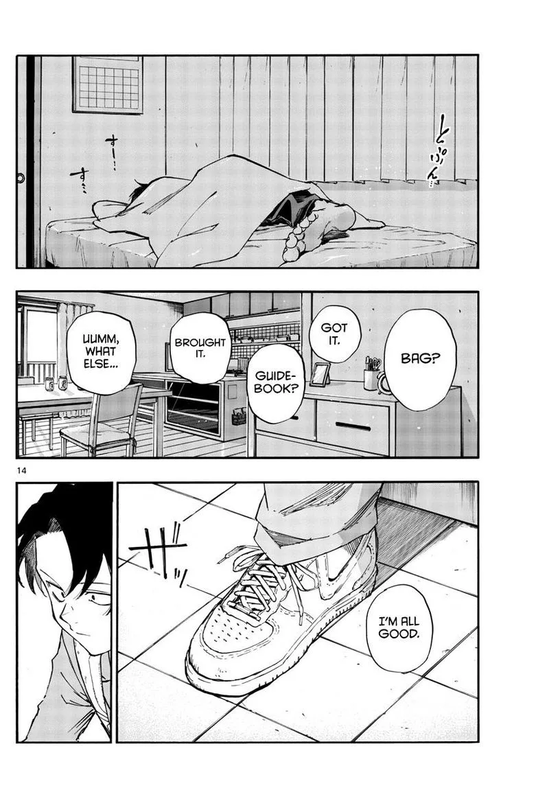 Yofukashi no Uta Chapter 136 page 14