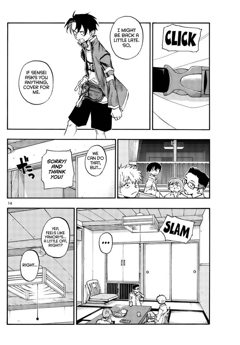 Yofukashi no Uta Chapter 140 page 14