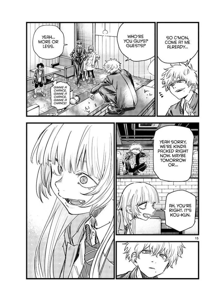 Yofukashi no Uta Chapter 142 page 14