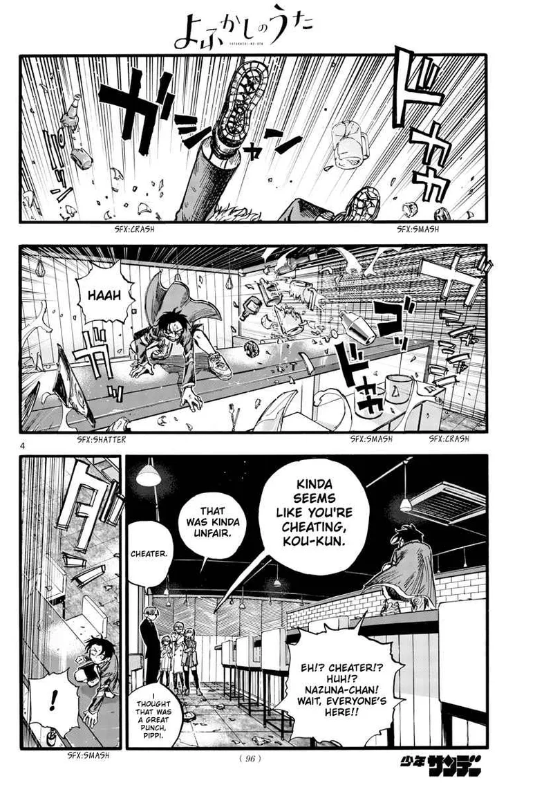 Yofukashi no Uta Chapter 143 page 5
