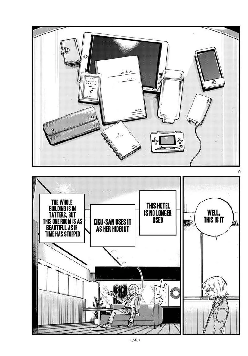 Yofukashi no Uta Chapter 144 page 9