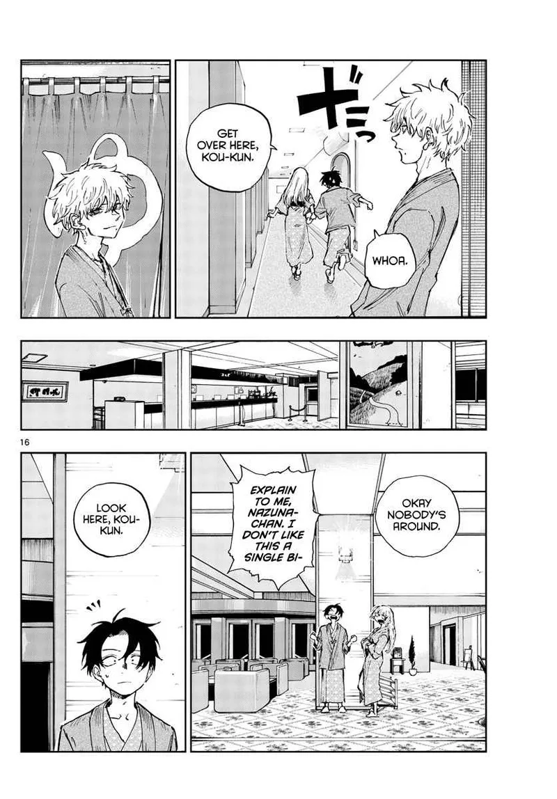 Yofukashi no Uta Chapter 145 page 16