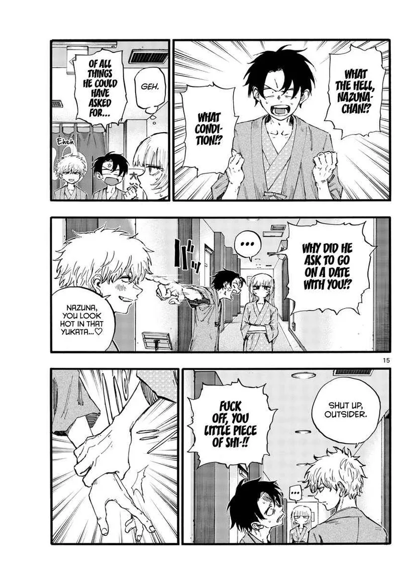 Yofukashi no Uta Chapter 145 page 15