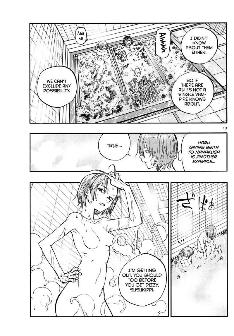 Yofukashi no Uta Chapter 145 page 13
