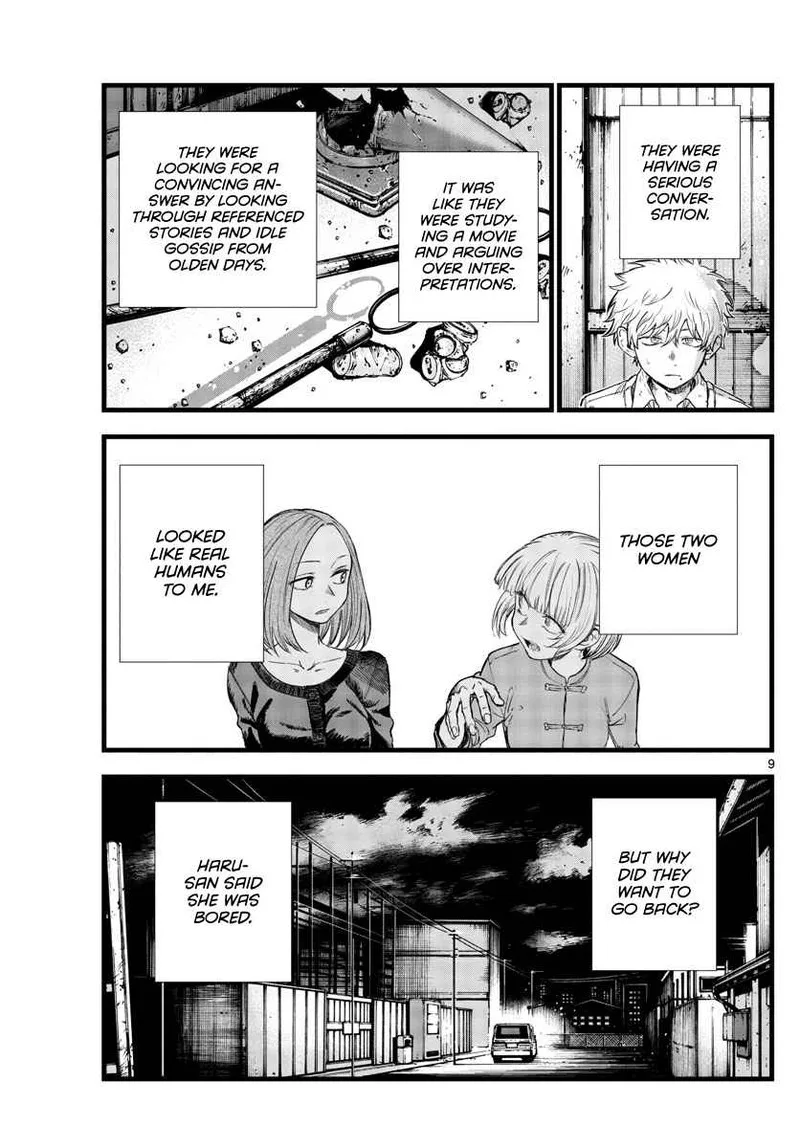 Yofukashi no Uta Chapter 146 page 9