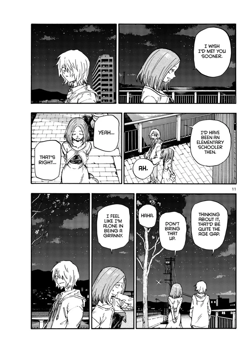 Yofukashi no Uta Chapter 147 page 11
