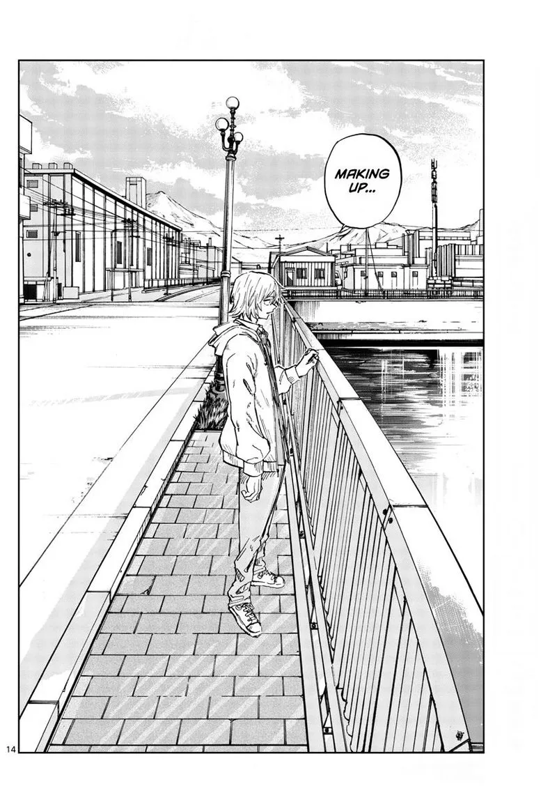 Yofukashi no Uta Chapter 150 page 14