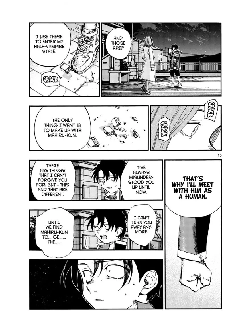 Yofukashi no Uta Chapter 152 page 15