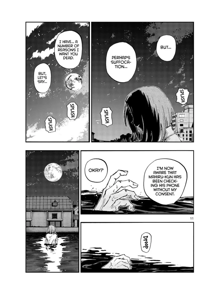 Yofukashi no Uta Chapter 153 page 11