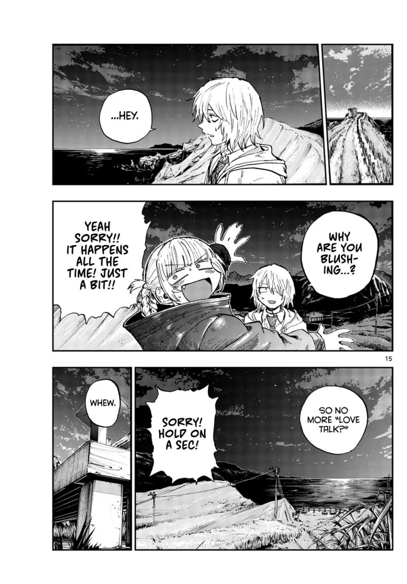 Yofukashi no Uta Chapter 154 page 15