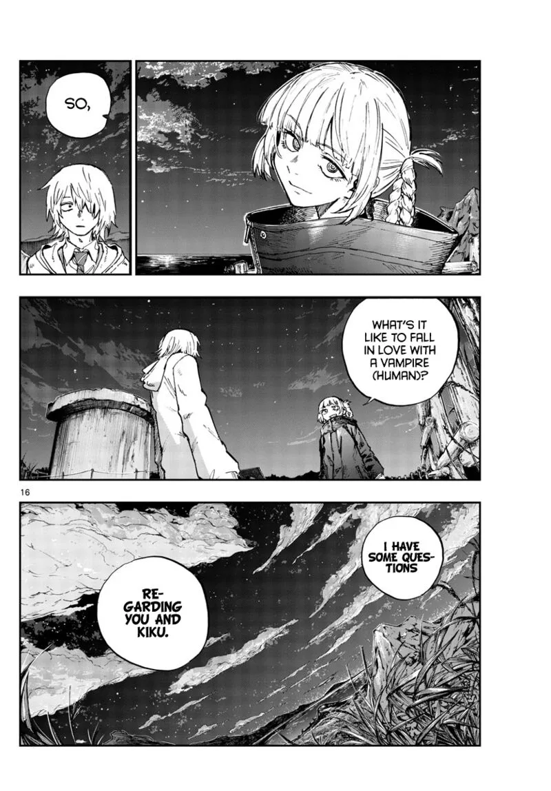 Yofukashi no Uta Chapter 154 page 16