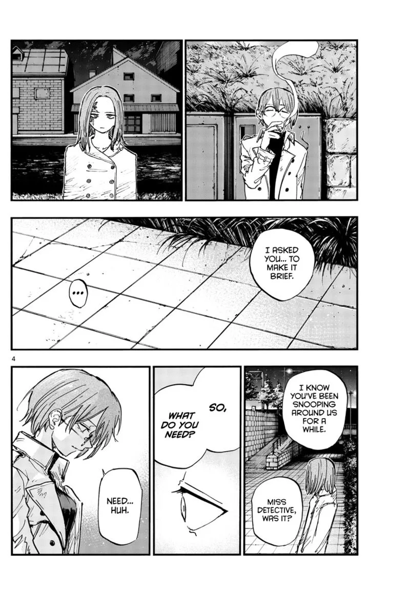 Yofukashi no Uta Chapter 155 page 4